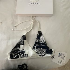 NEW WITH TAGS CHANEL SIZE 36 BIKINI TOP